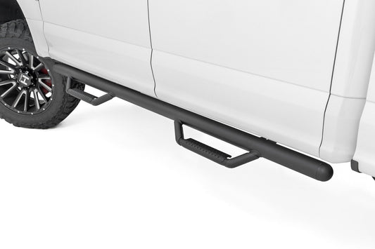 Rough Country RCF1596CCB Nerf Steps | Cab Length | Crew | Ford F-150/Lightning/F-250/F-350/Raptor (15-26)