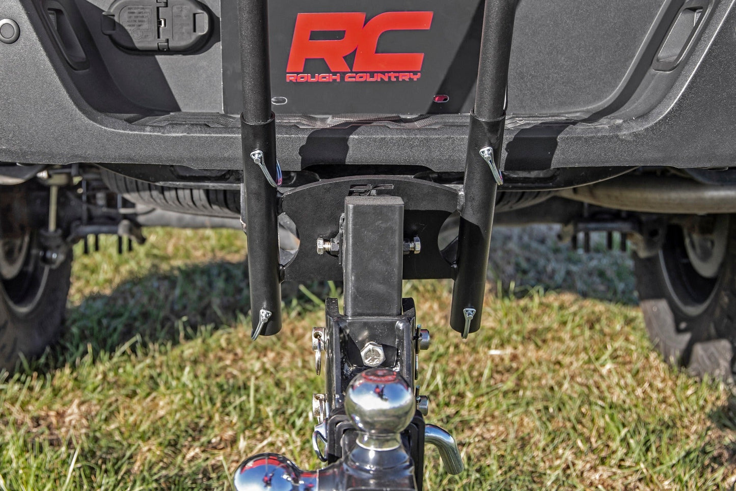 Rough Country 117500 Flag Pole Holder | Dual | 2 Inch Hitch