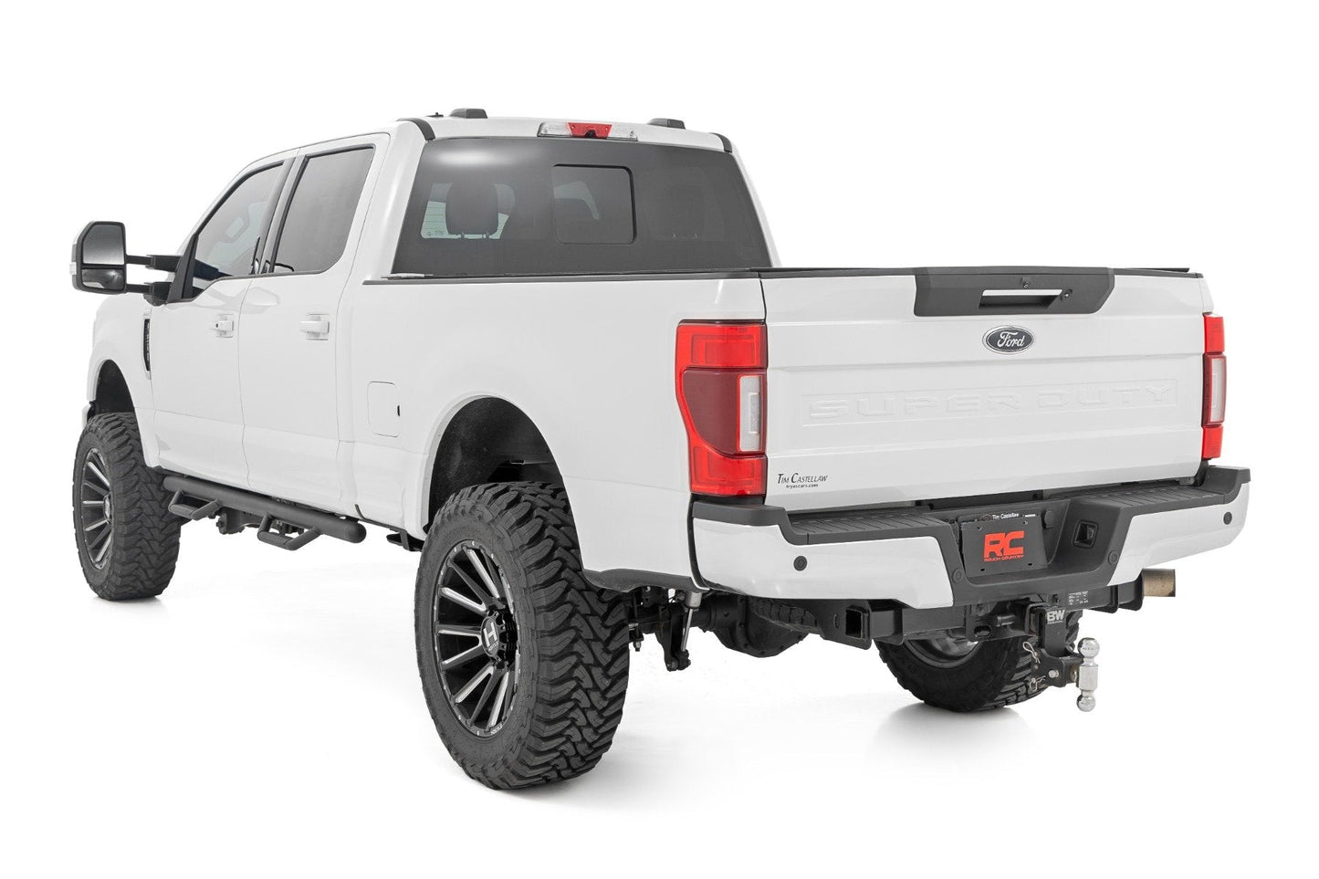 Rough Country RCF1596CCB Nerf Steps | Cab Length | Crew | Ford F-150/Lightning/F-250/F-350/Raptor (15-26)