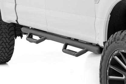 Rough Country RCF1596CCB Nerf Steps | Cab Length | Crew | Ford F-150/Lightning/F-250/F-350/Raptor (15-26)