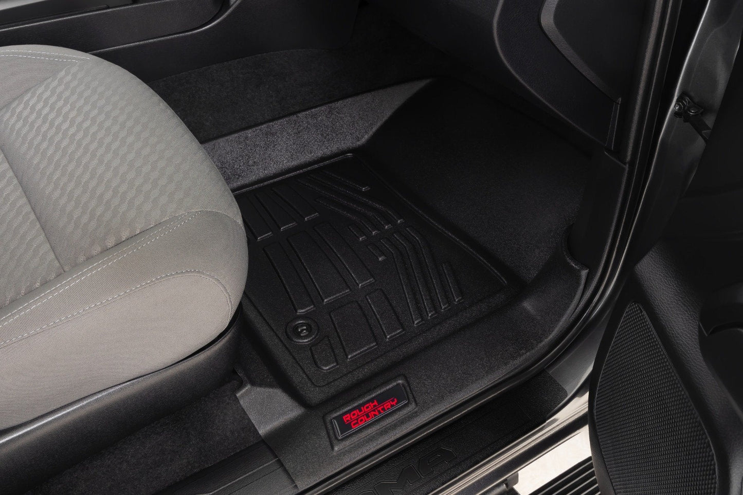 Rough Country SM71216 Sure-Fit Floor Mats | FR & RR | Toyota Tacoma 2WD/4WD (2016-2023)