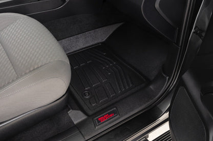 Rough Country SM71216 Sure-Fit Floor Mats | FR & RR | Toyota Tacoma 2WD/4WD (2016-2023)