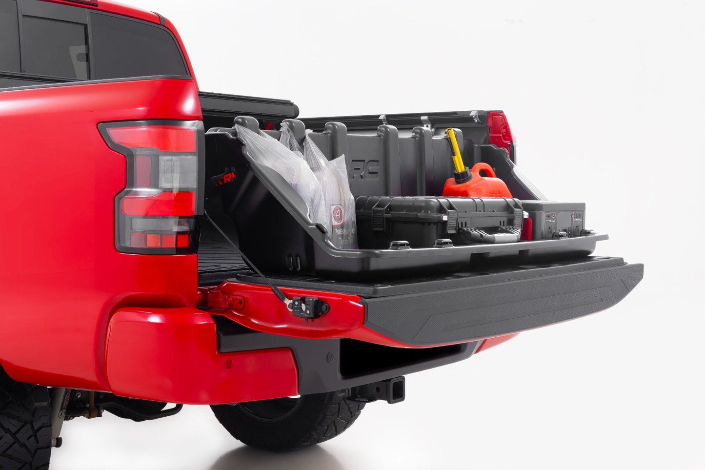Rough Country 10203 Truck Bed Cargo Storage Box | Easy Access | Mid Size 52.5" | Fits Mid-Sized Trucks
