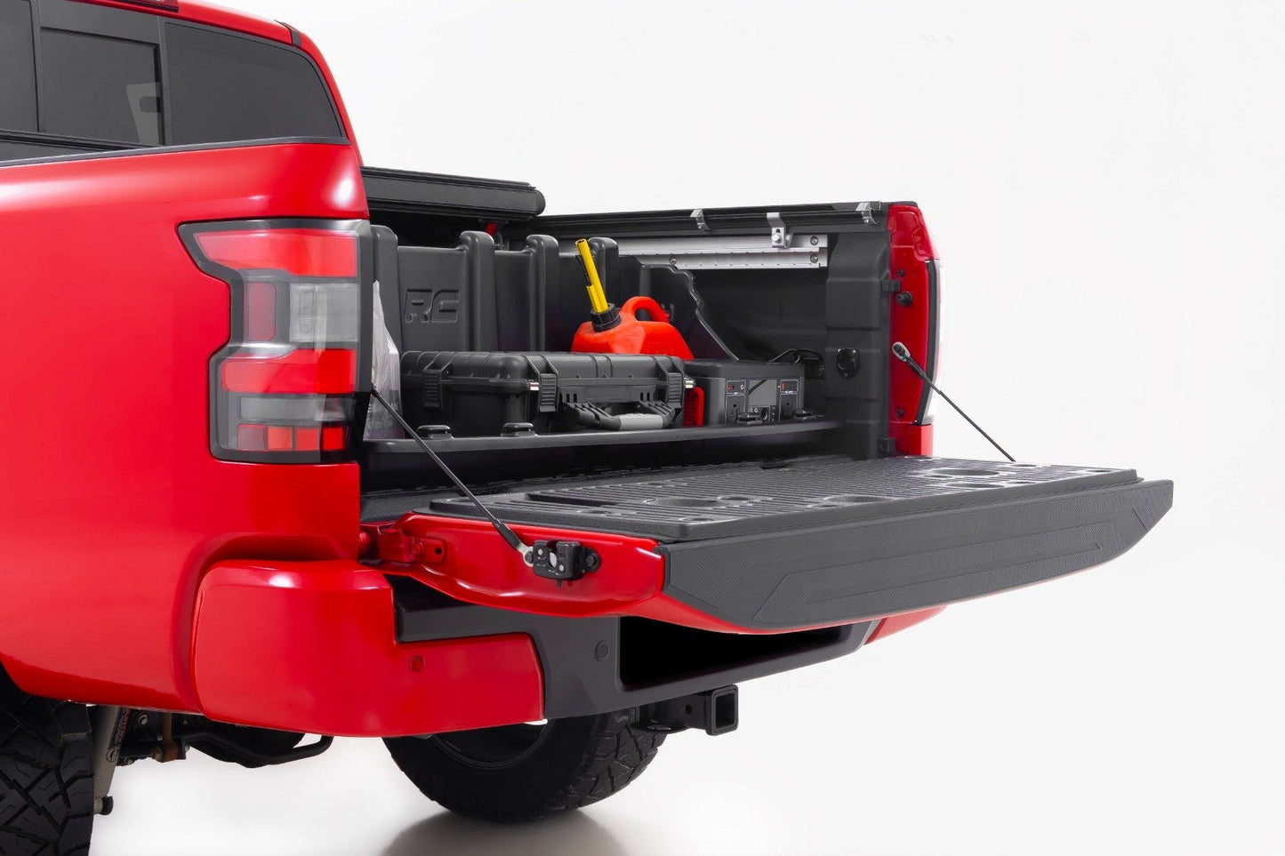 Rough Country 10203 Truck Bed Cargo Storage Box | Easy Access | Mid Size 52.5" | Fits Mid-Sized Trucks