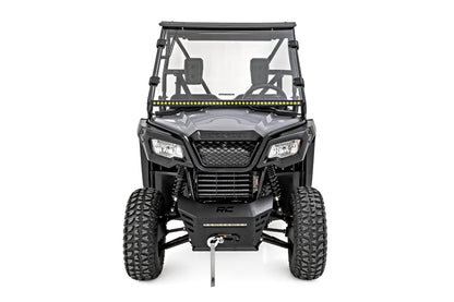 Rough Country 98122220 Full Windshield | Scratch Resistant | Honda Pioneer 520