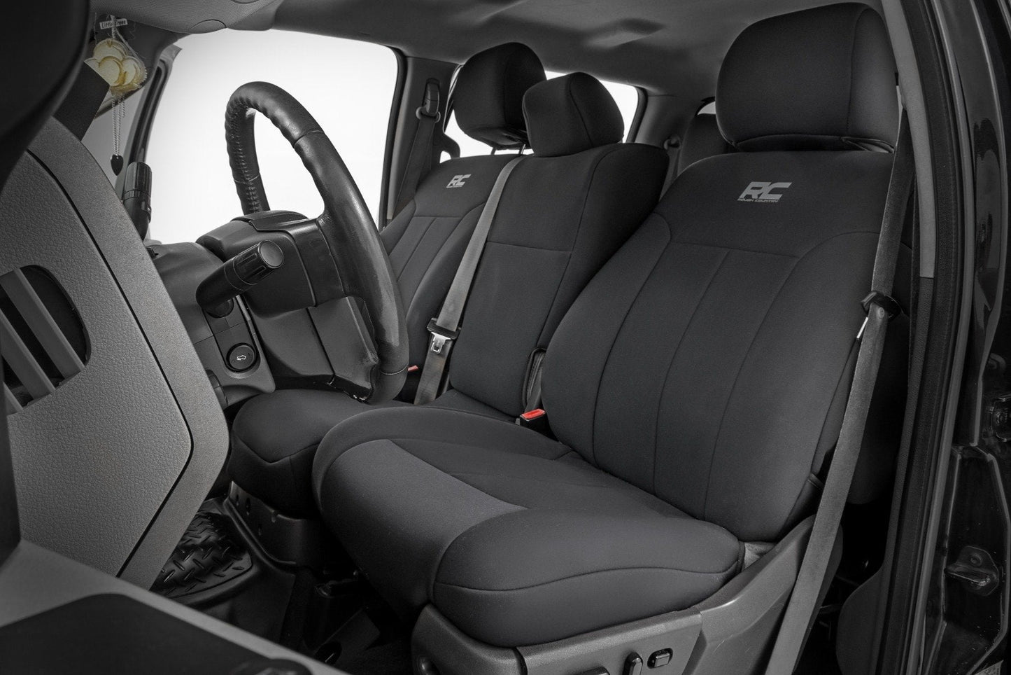 Rough Country 91055 Seat Covers | Front and Rear | Ford F-250/F-350 Super Duty 2WD/4WD (11-16)