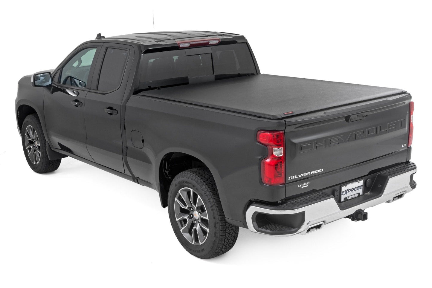 Rough Country 42308650 Soft Roll Up Bed Cover  | 6'7" Bed | Chevy/GMC Sierra 1500 (19-26)/Silverado 1500 (19-26)