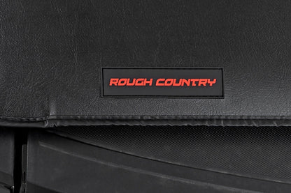 Rough Country 42308650 Soft Roll Up Bed Cover  | 6'7" Bed | Chevy/GMC Sierra 1500 (19-26)/Silverado 1500 (19-26)