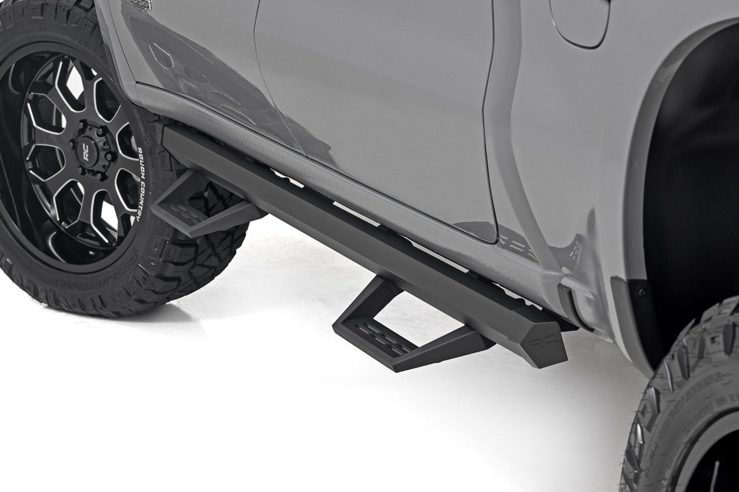 Rough Country 11019 SRL2 Adj Aluminum Step | Crew Cab | Chevy/GMC 1500/2500HD (19-26 & Refresh)