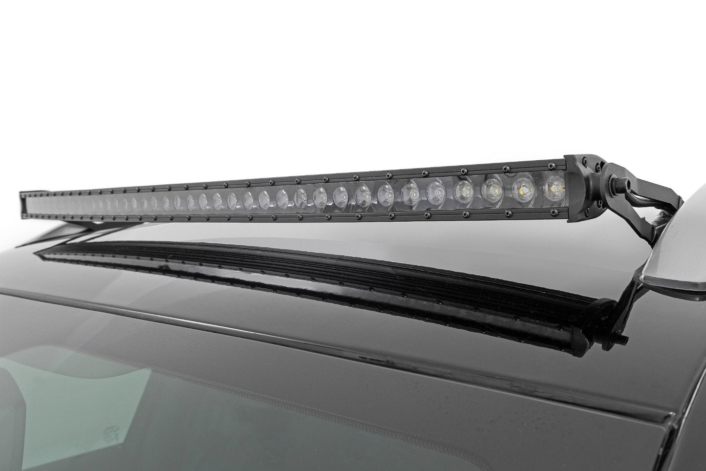 Rough Country 70086 LED Light Kit | Roof Mount | 40" Black Single Row | Jeep Cherokee KL (14-23)