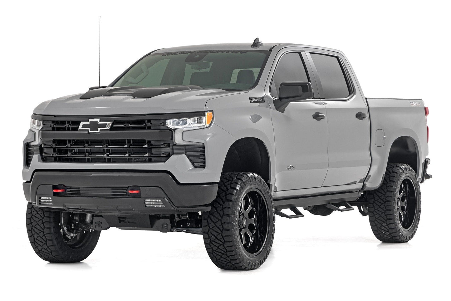 Rough Country 11019 SRL2 Adj Aluminum Step | Crew Cab | Chevy/GMC 1500/2500HD (19-26 & Refresh)