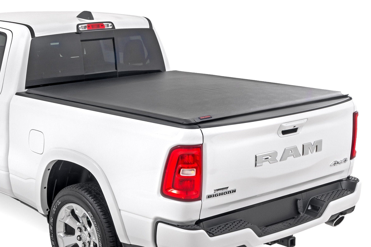 Rough Country 42309650 Soft Roll Up Bed Cover | 6'4" Bed | Ram 1500 (19-26)/1500 TRX (21-24)