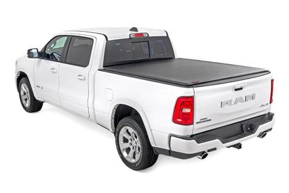 Rough Country 42309650 Soft Roll Up Bed Cover | 6'4" Bed | Ram 1500 (19-26)/1500 TRX (21-24)