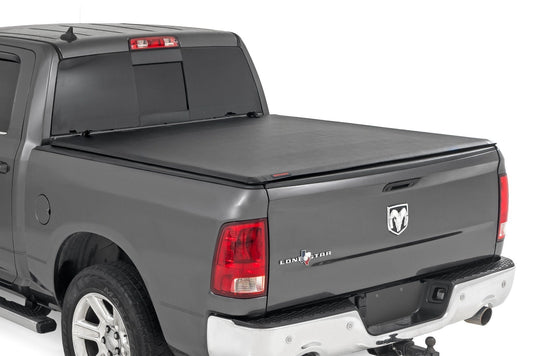 Rough Country 42309550 Soft Roll Up Bed Cover | 5'7" Bed | Ram 1500 (09-18)/2500 (11-26)