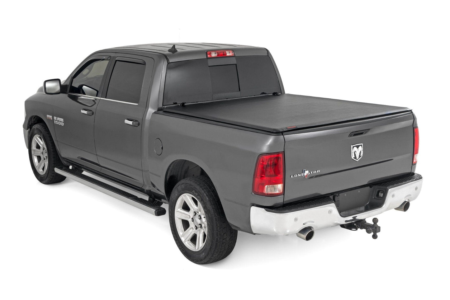 Rough Country 42309550 Soft Roll Up Bed Cover | 5'7" Bed | Ram 1500 (09-18)/2500 (11-26)