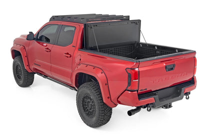 Rough Country 49415551 Hard Tri-Fold Flip Up Bed Cover | 5' Bed | Toyota Tacoma 2WD/4WD (2024-2026)