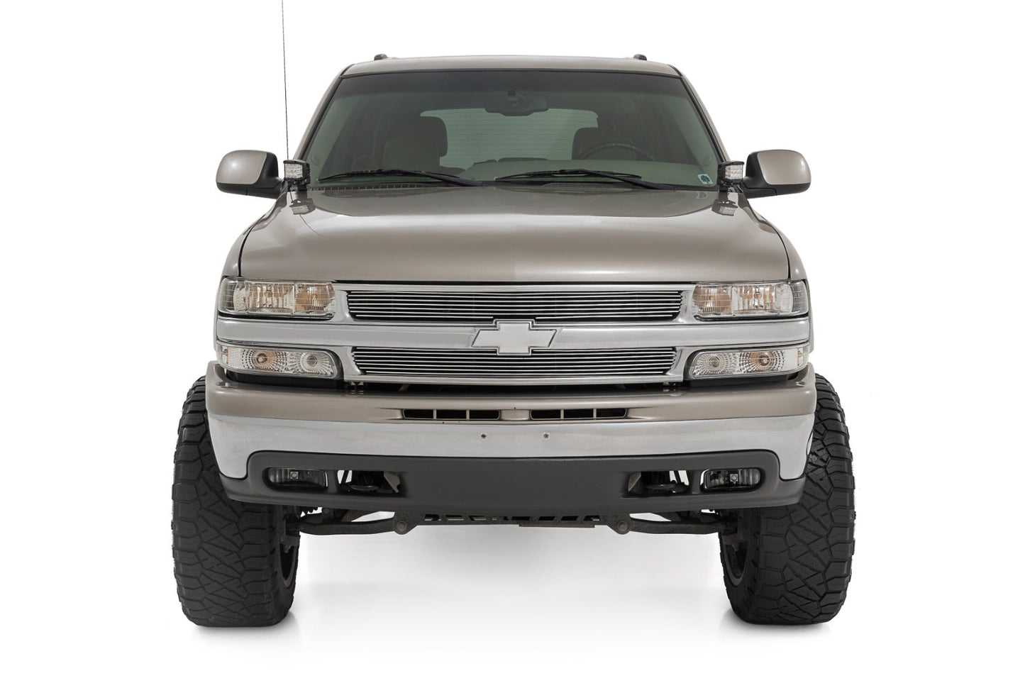 Rough Country 82283 LED Light Kit | Ditch Mount | 2" Black Pair | Flood | Chevy Silverado 1500 (99-06)/Tahoe (00-06)