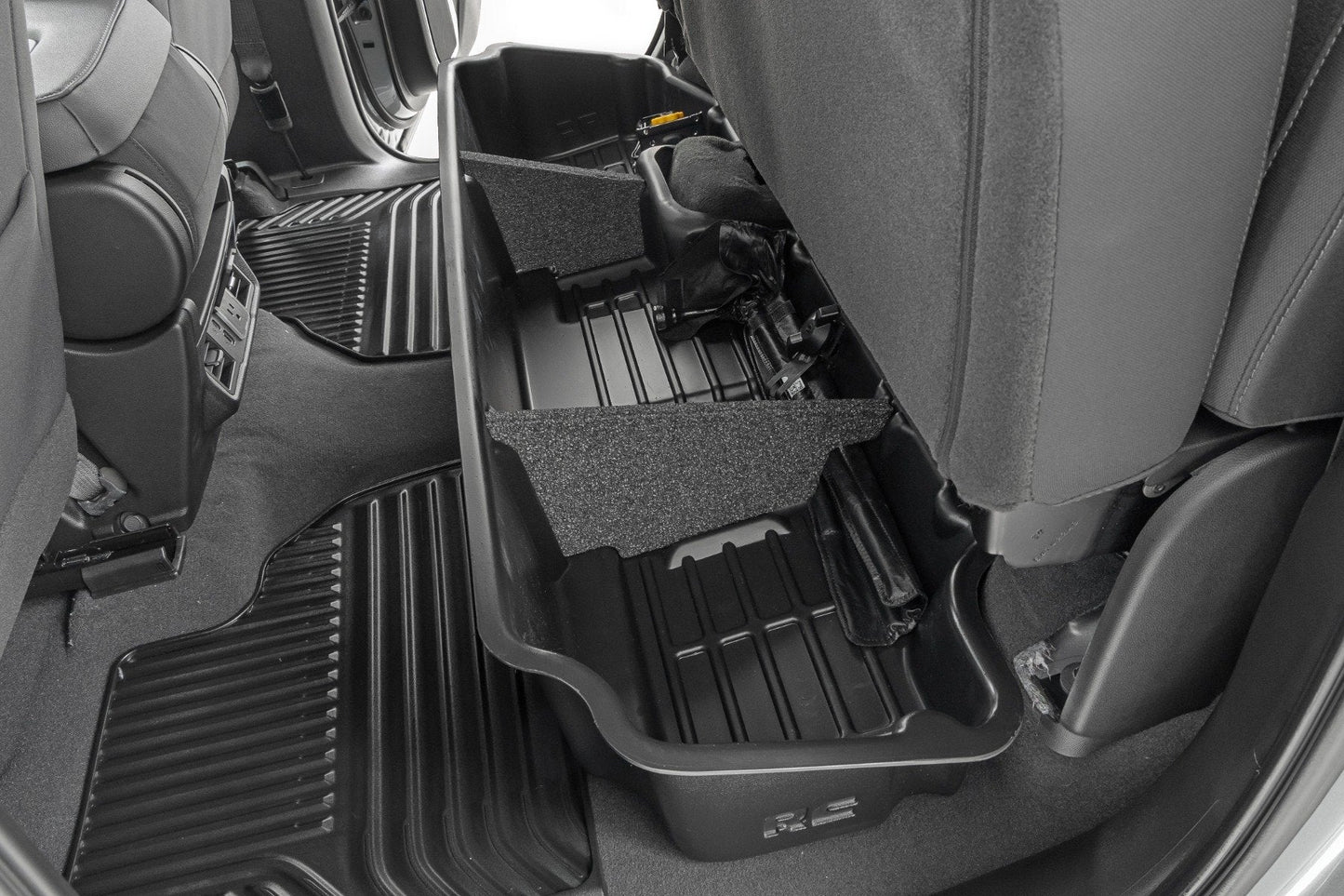Rough Country RC09061 Under Seat Storage | Double Cab | Chevy/GMC 1500/2500HD/3500HD (19-26 & Classic)