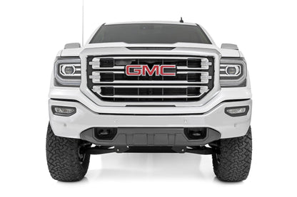 Rough Country 11657 7 Inch Stamped Steel LCA Lift Kit | Forged UCA | Bracket | Vertex/V2 Shks | Chevy/GMC 1500 (16-18)
