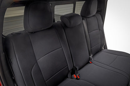 Rough Country 91062 Seat Covers | FR & RR | Double Cab | Toyota Tacoma 2WD/4WD (2024-2026)