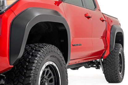 Rough Country O-T12421-202 Fender Flares | Sport | 202 Gloss Black | Toyota Tacoma 2WD/4WD (2024-2025)