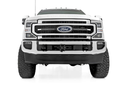 Rough Country 51119 Hidden Winch Mount | Ford F-250/F-350 Super Duty 2WD/4WD (2020-2022)