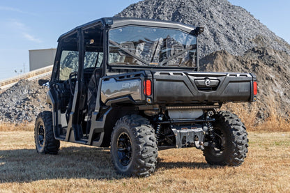 Rough Country 98162032A Rear Cab Panel | Scratch Resistant | Can-Am Defender HD 8/HD 9/HD 10