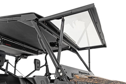 Rough Country 98316222 Electric Tilt Windshield | Glass | Honda Pioneer 1000