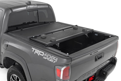 Rough Country 47420500B Hard Low Profile Bed Cover | 5' Bed | Toyota Tacoma 2WD/4WD (2016-2023)