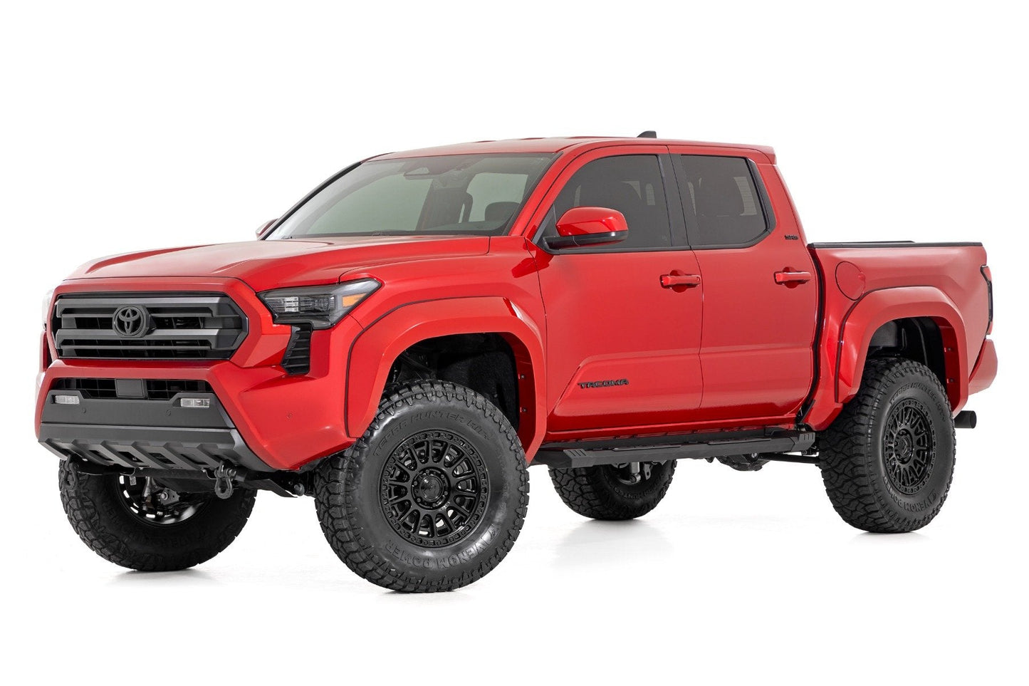 Rough Country SRB202485 HD2 Aluminum Running Boards | Double Cab | Toyota Tacoma 2WD/4WD (2024-2025)
