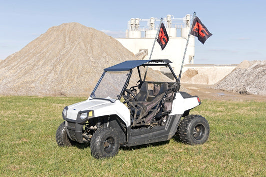 Rough Country 93086 LED Light Whip Kit | Bed Mount | Polaris Ranger RZR 170/RZR 170