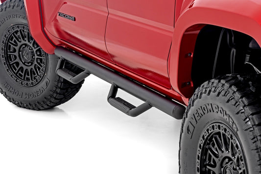 Rough Country RCT2480CC Nerf Steps | Cab Length | Double Cab | Toyota Tacoma 2WD/4WD (2024-2025)