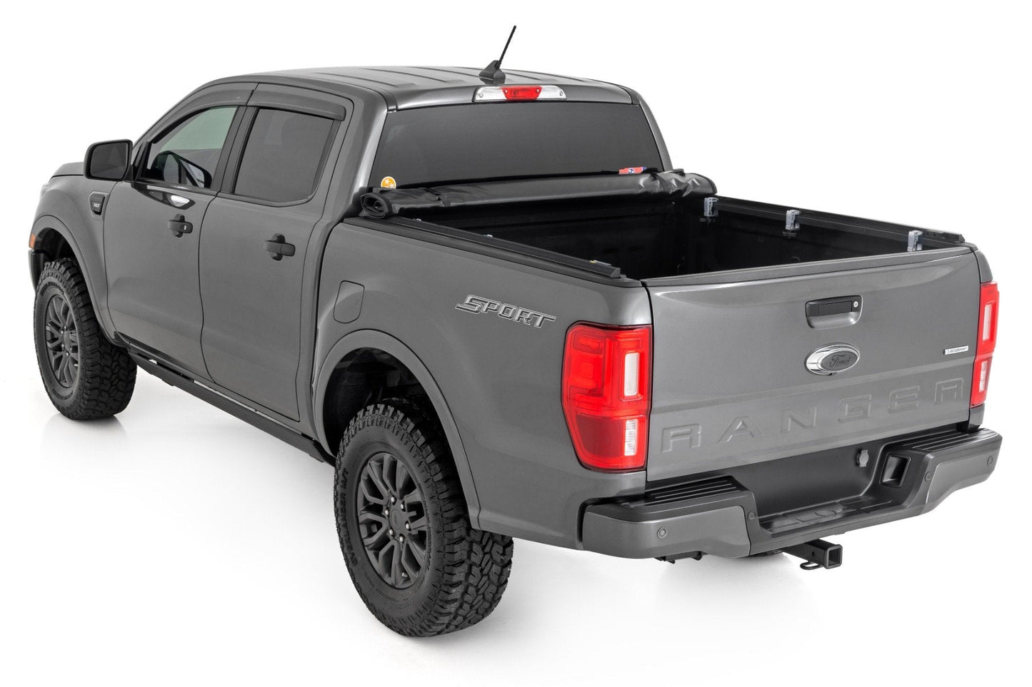 Rough Country 42219500 Soft Roll Up Bed Cover | 5' Bed | Ford Ranger 2WD/4WD (2019-2023)
