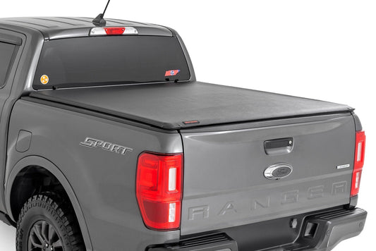 Rough Country 42219500 Soft Roll Up Bed Cover | 5' Bed | Ford Ranger 2WD/4WD (2019-2023)