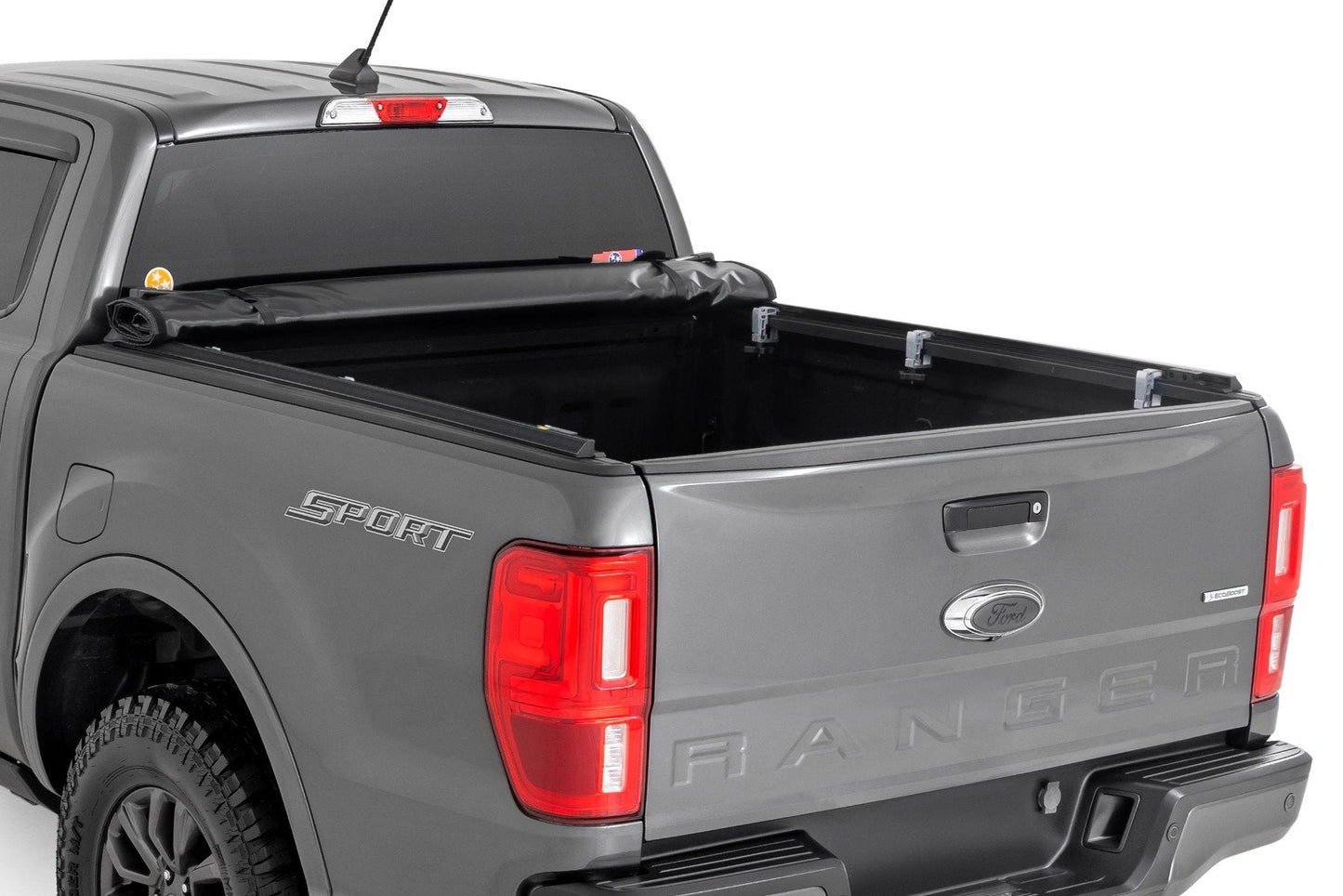 Rough Country 42219500 Soft Roll Up Bed Cover | 5' Bed | Ford Ranger 2WD/4WD (2019-2023)