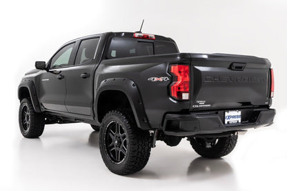 Rough Country F-C12311-GXD Pocket Fender Flares | GXD Sterling Grey Metallic | Chevy Colorado (23-26)