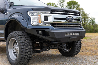 Rough Country 10756A Front Bumper | High Clearance | Skid Plate | Ford F-150 2WD/4WD (2018-2020)