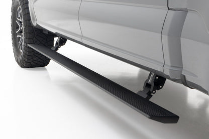 Rough Country PSR71525 Power Running Boards | Dual Electric Motor | Ford F-150/Lightning/F-250/F-350/Raptor (15-26)