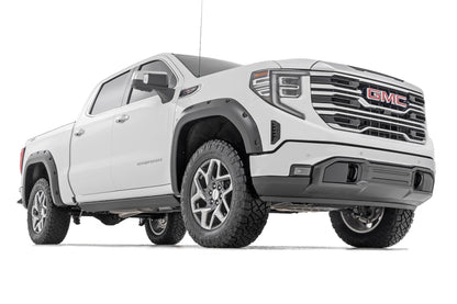 Rough Country F-C11950A-G6M Pocket Fender Flares | G6M Titanium Rush | GMC Sierra 1500 2WD/4WD (2019-2025 & Classic)