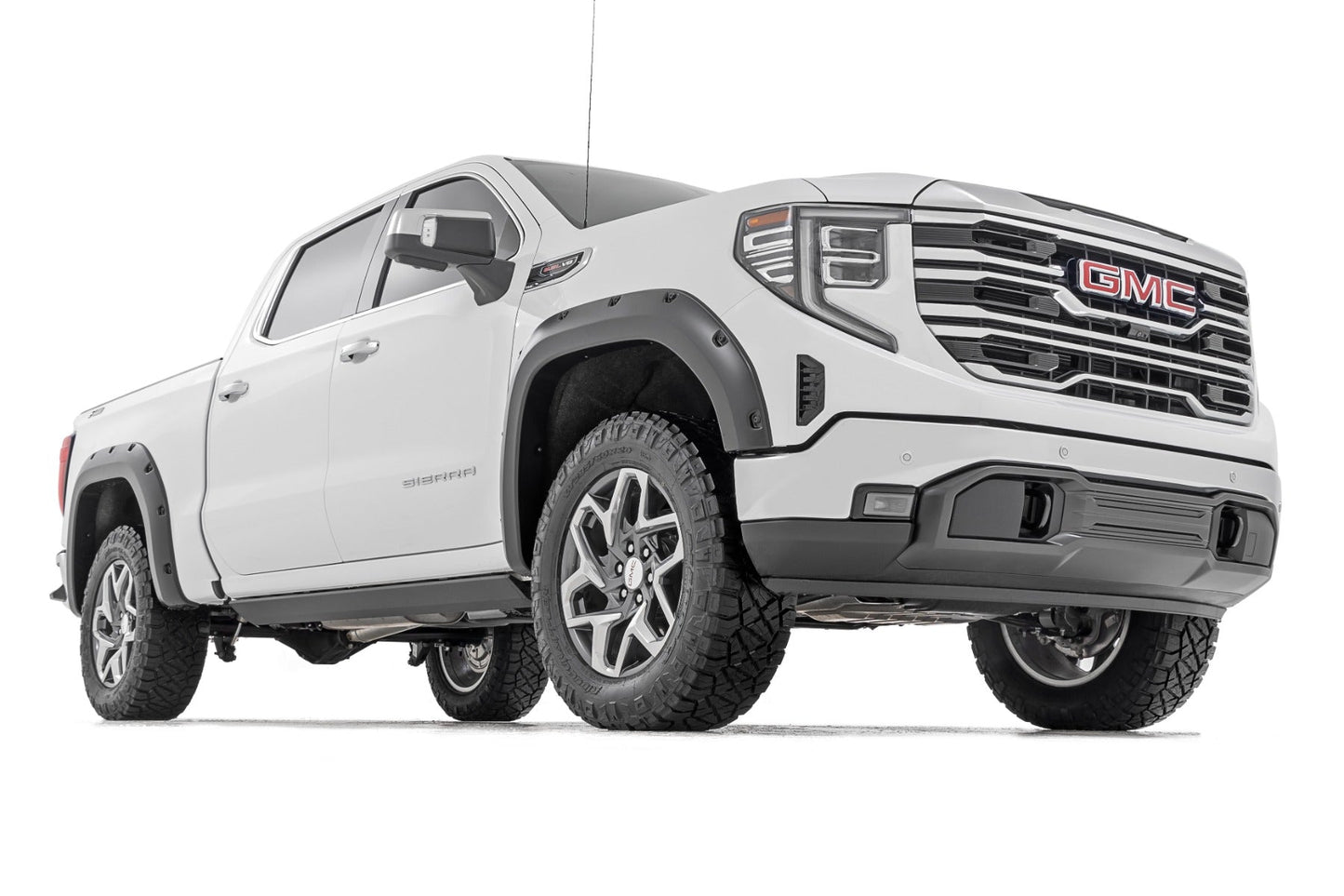 Rough Country F-C11950A-GS6 Fender Flares | GS6 Smokey Quartz | GMC Sierra 1500 2WD/4WD (2019-2025 & Classic)