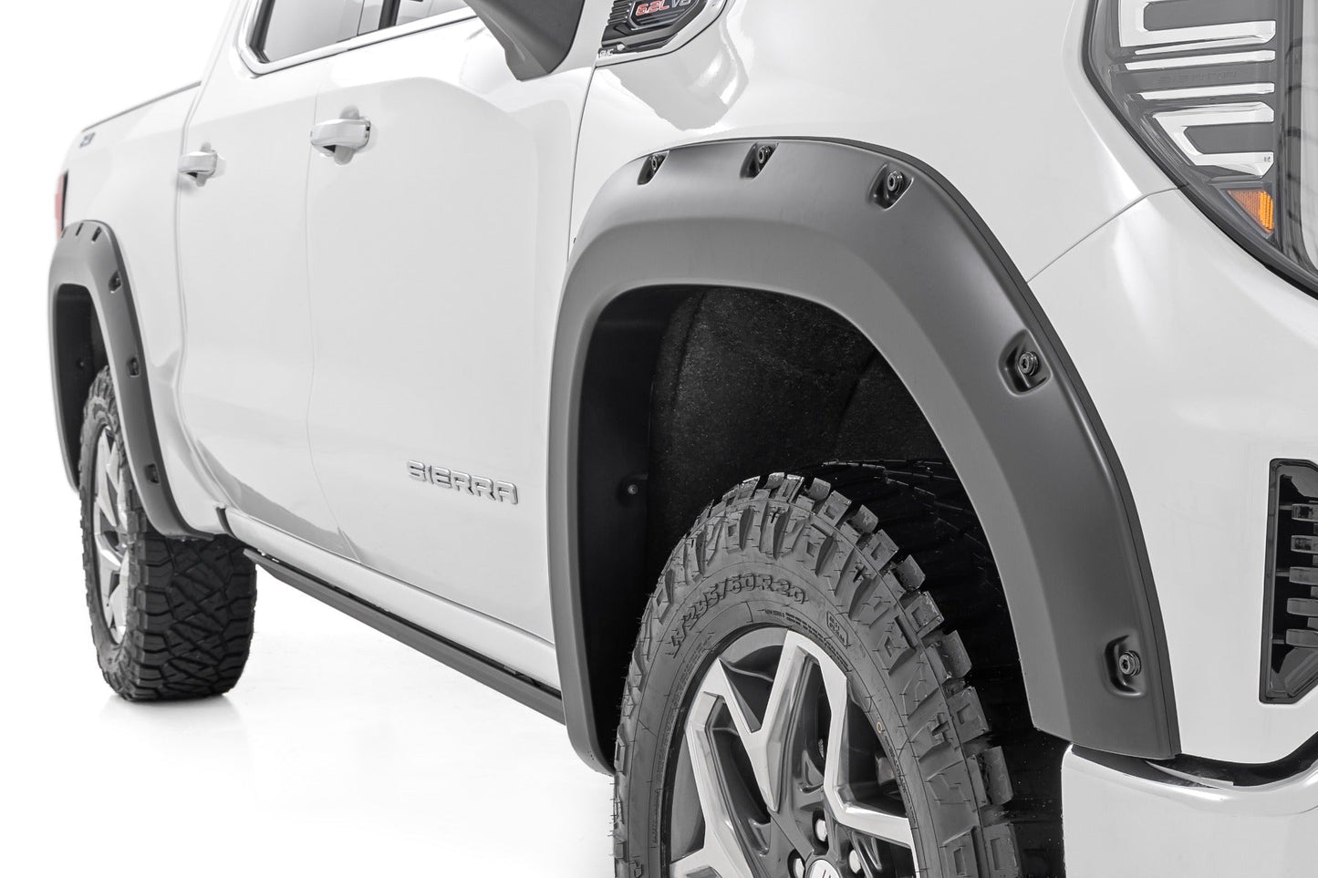 Rough Country F-C11950A-G48 Fender Flares | G48 Redwood | GMC Sierra 1500 2WD/4WD (2019-2025 & Classic)