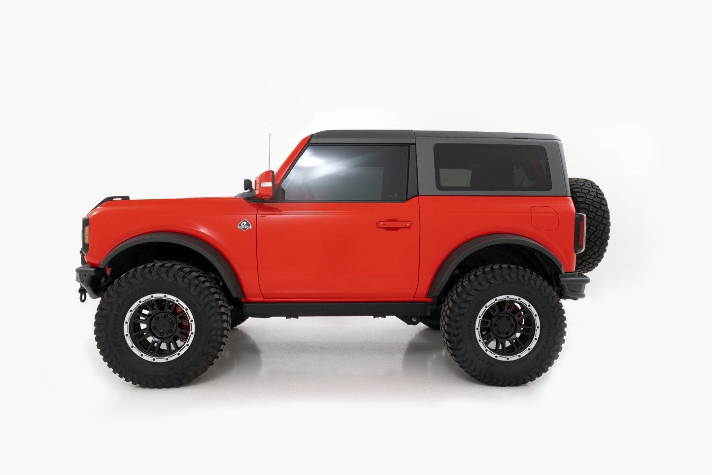Rough Country 71151 Caliper Covers | Front and Rear | Red | Ford Bronco 4WD (2021-2025)
