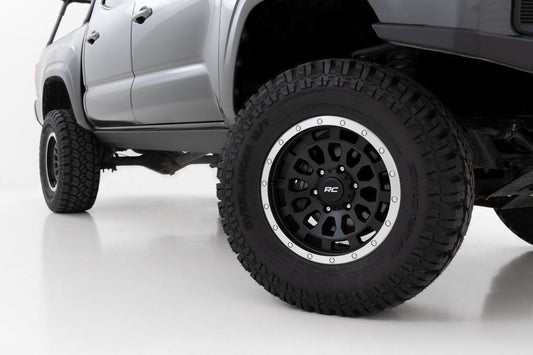 Rough Country PSR652110 Power Running Boards | Dual Electric Motor | Double Cab | Toyota Tacoma (05-23)