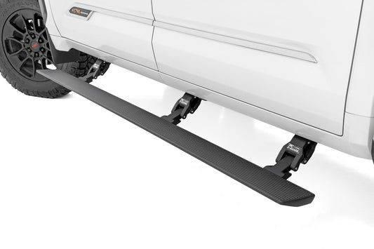Rough Country PSR70911 Power Running Boards | Dual Electric Motor | CrewMax | Toyota Tundra (22-25)