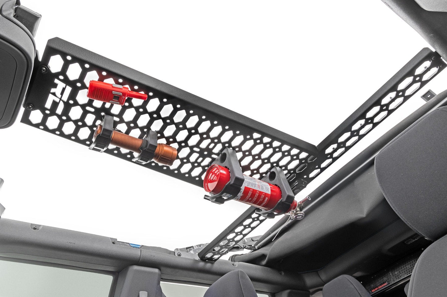 Rough Country 51124 Molle Mounting Panel w/ LED Dome Light | Overhead | Ford Bronco 4WD (21-25)