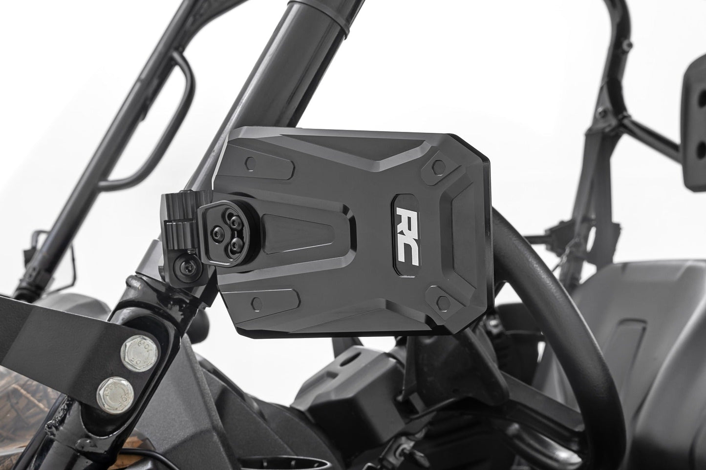 Rough Country 99209 UTV Aluminum Side View Mirrors | Horizontal
