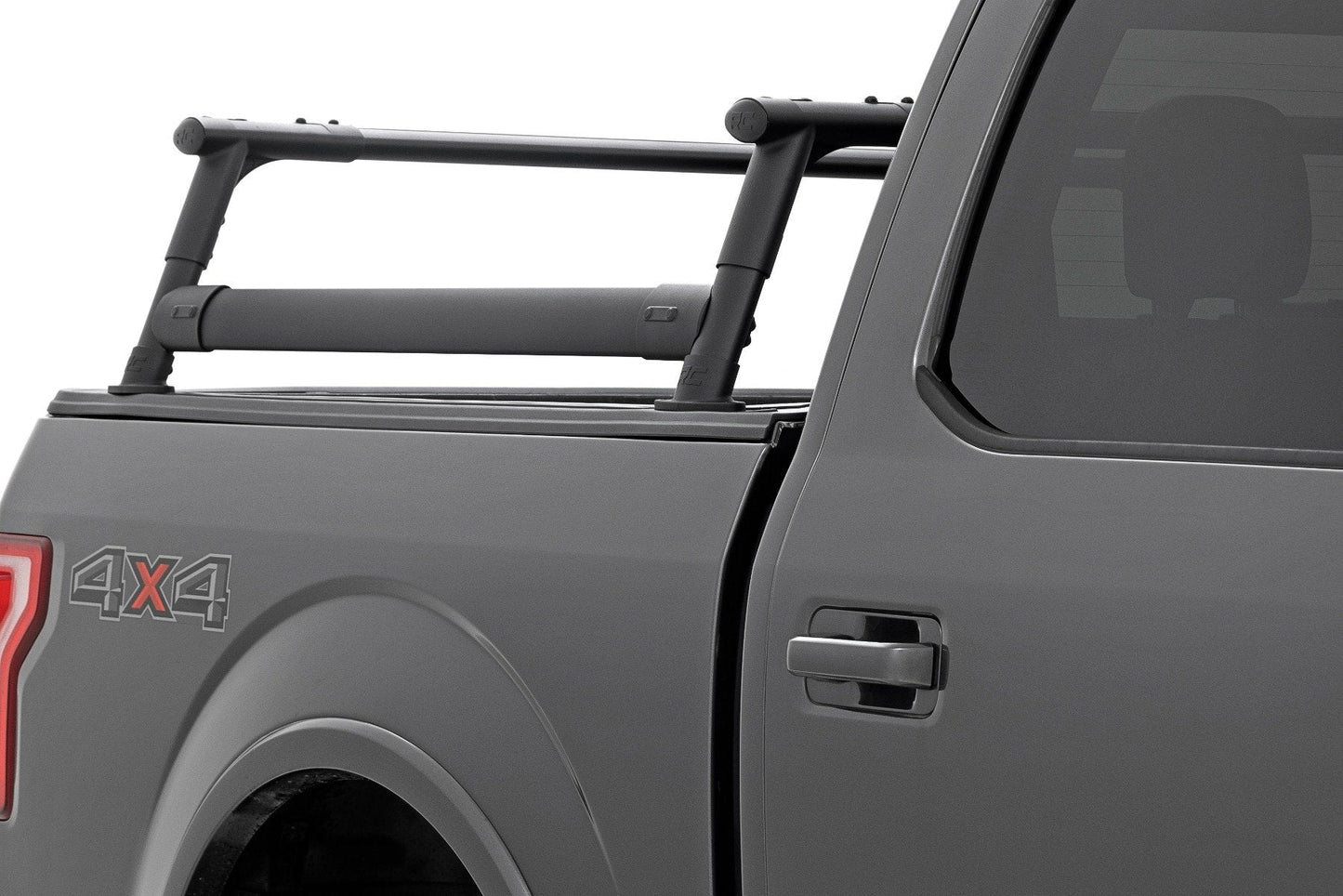 Rough Country 10407 Bed Rack | Half Rack | Aluminum | Ford F-150 2WD/4WD (2015-2025)