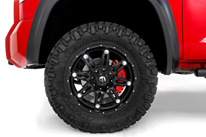 Rough Country 71152 Caliper Covers | Front and Rear | Red | Toyota Tundra 2WD/4WD (2022-2025)