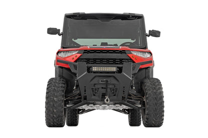 Rough Country 93155BLK Black Forged Alum High Clearance 2" Fwd Offset Control Arms w/Ball Joints | Polaris Ranger 1000XP