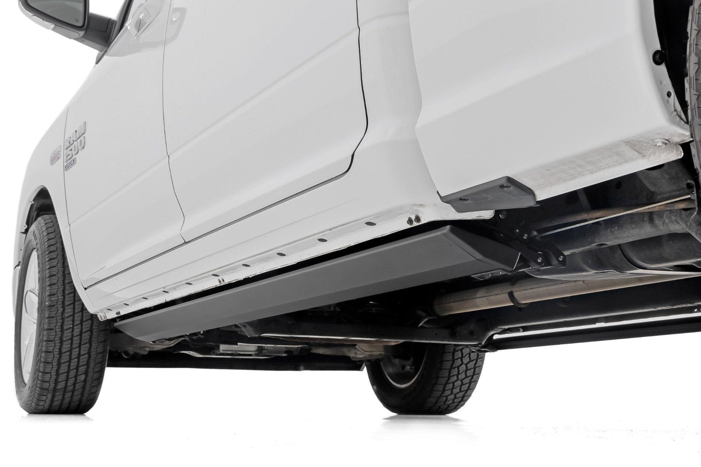 Rough Country PSR050210 Power Running Boards | Dual Electric Motor | Quad Cab | Ram 1500 2WD/4WD (2009-2018 & Classic)